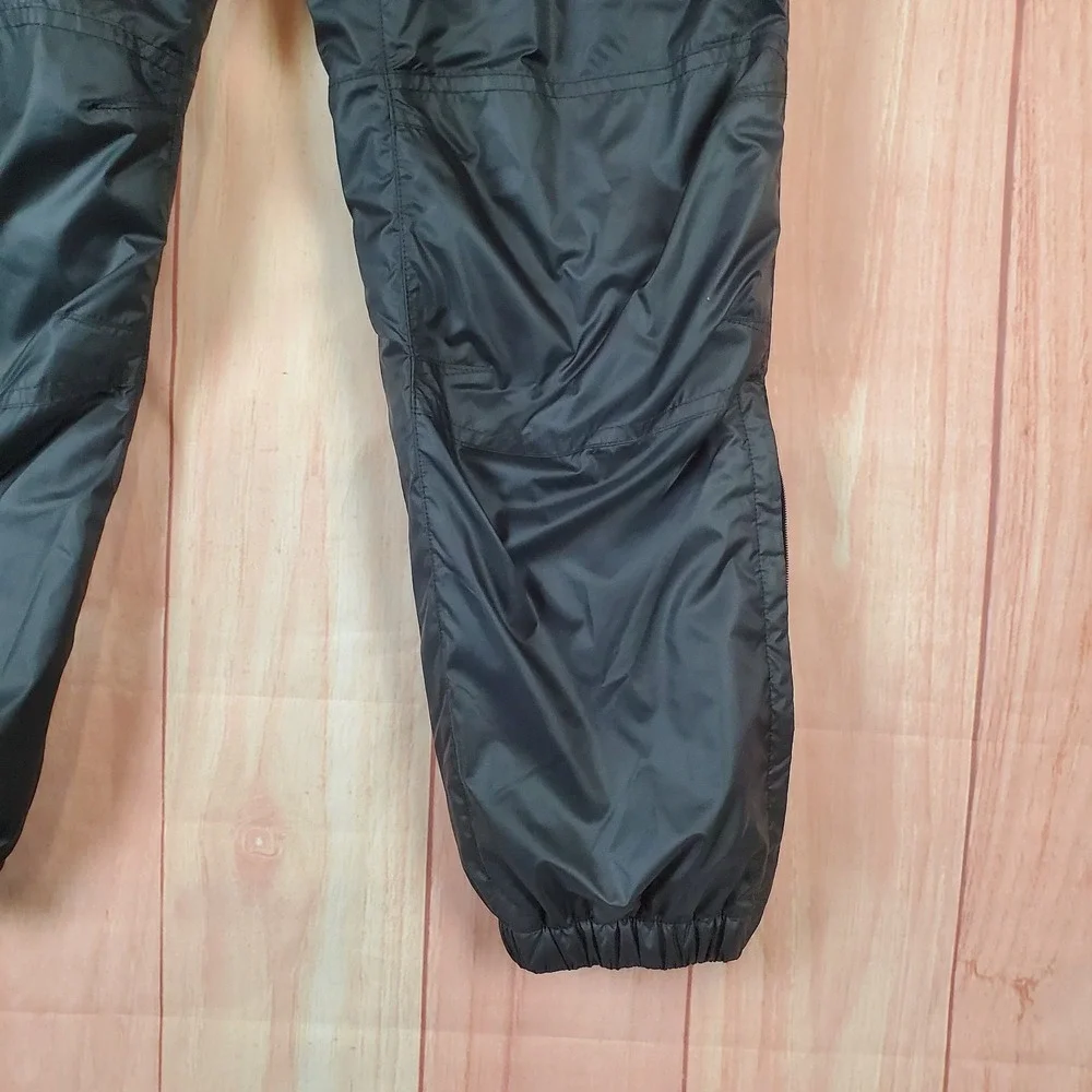 Nike Kids Windshell Pants Sz Large Black Elastic Waist 100% Polyester Pull On
